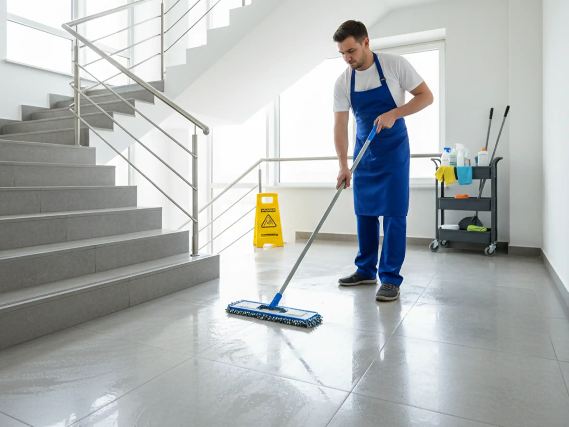 Zuverlässige Treppenhausreinigung für Gewerbeobjekte in Viersen